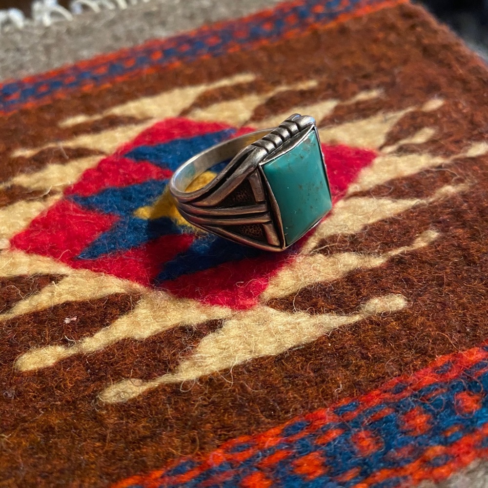 Silver and Turquoise Ring